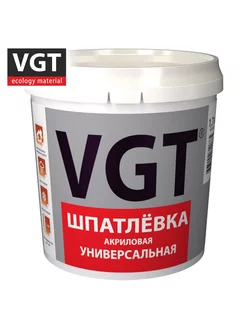 Шпатлевка акриловая универсальная 1,7кг ВГТ VGT 194301876 купить за 258 ₽ в интернет-магазине Wildberries