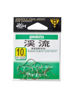 Крючки Gamakatsu Keiryu Brown № 5 17 шт. Gamakatsu 194363935 купить за 404 ₽ в интернет-магазине Wildberries