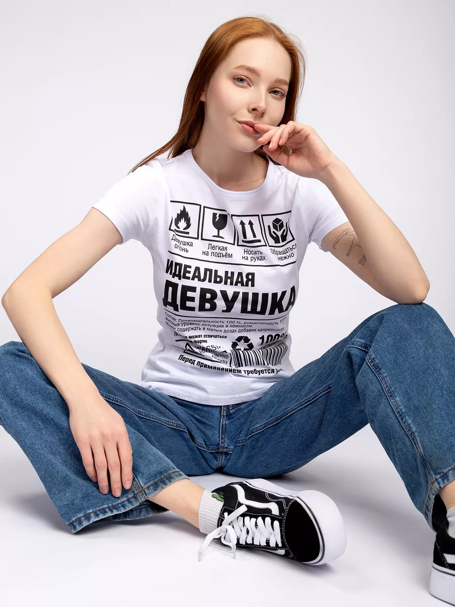 Футболка с принтом MF 194438017 купить за 354 ₽ в интернет-магазине  Wildberries