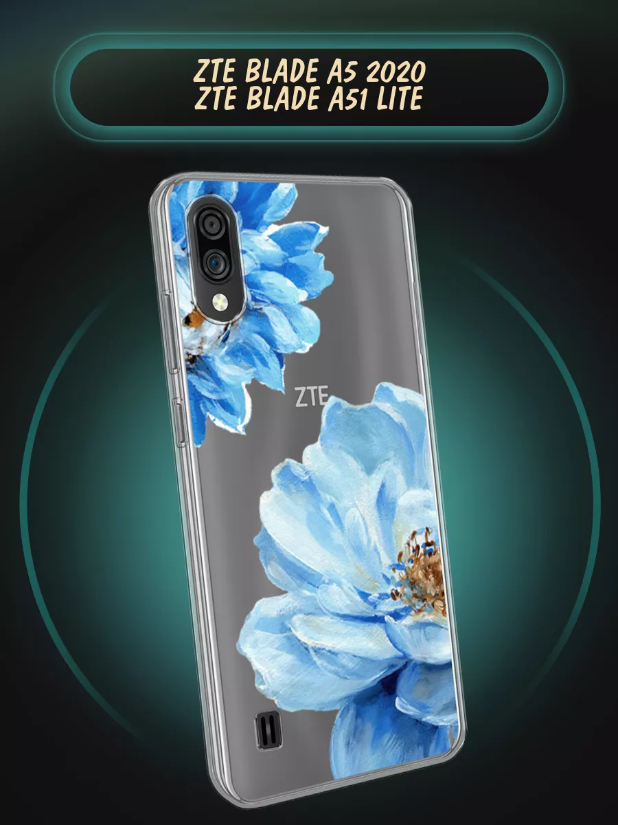 Чехол на ZTE Blade A5 2020 / A51 lite с рисунком ZTE 194446273 купить за  309 ₽ в интернет-магазине Wildberries