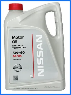 Моторное масло 5W-30 Ниссан Motor Oil 5W-30 5л Nissan 143832025 купить за 2 427 ₽ в интернет-магазине Wildberries