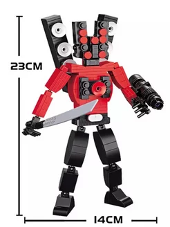 Скибиди Туалет lego 360 деталей Титан Спикермен скибиди туалет