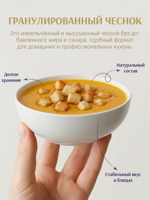Бонжурика Чеснок сушеный молотый 900 г, 900 г, фото 3