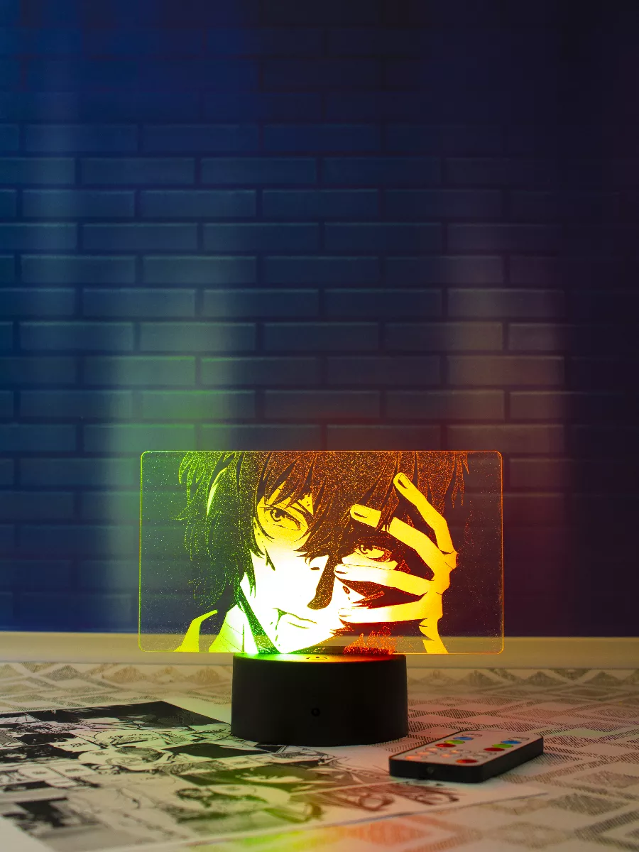 Ночник Аниме Великий из бродячих псов Bungo Stray Dogs MyNightLight  194527301 купить за 1 159 ₽ в интернет-магазине Wildberries