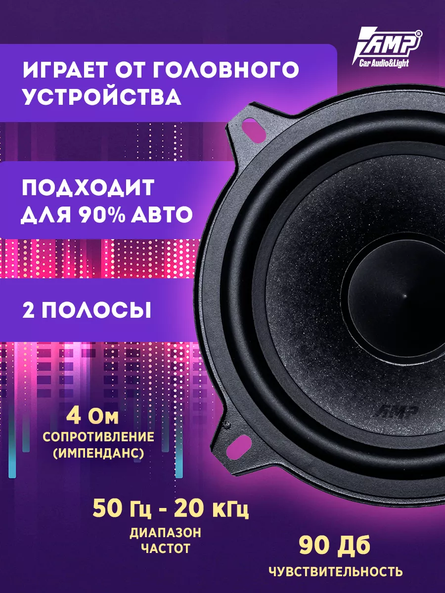 Динамики в машину компонентные Raid 5.25 AMP 194816936 купить за 2 069 ₽ в  интернет-магазине Wildberries