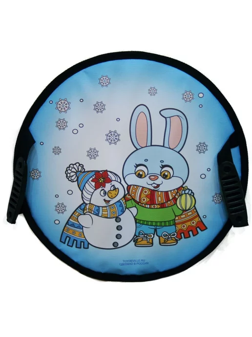 Toy de Ville Ледянка мягкая с ручками 52 см, голубой, фото 2