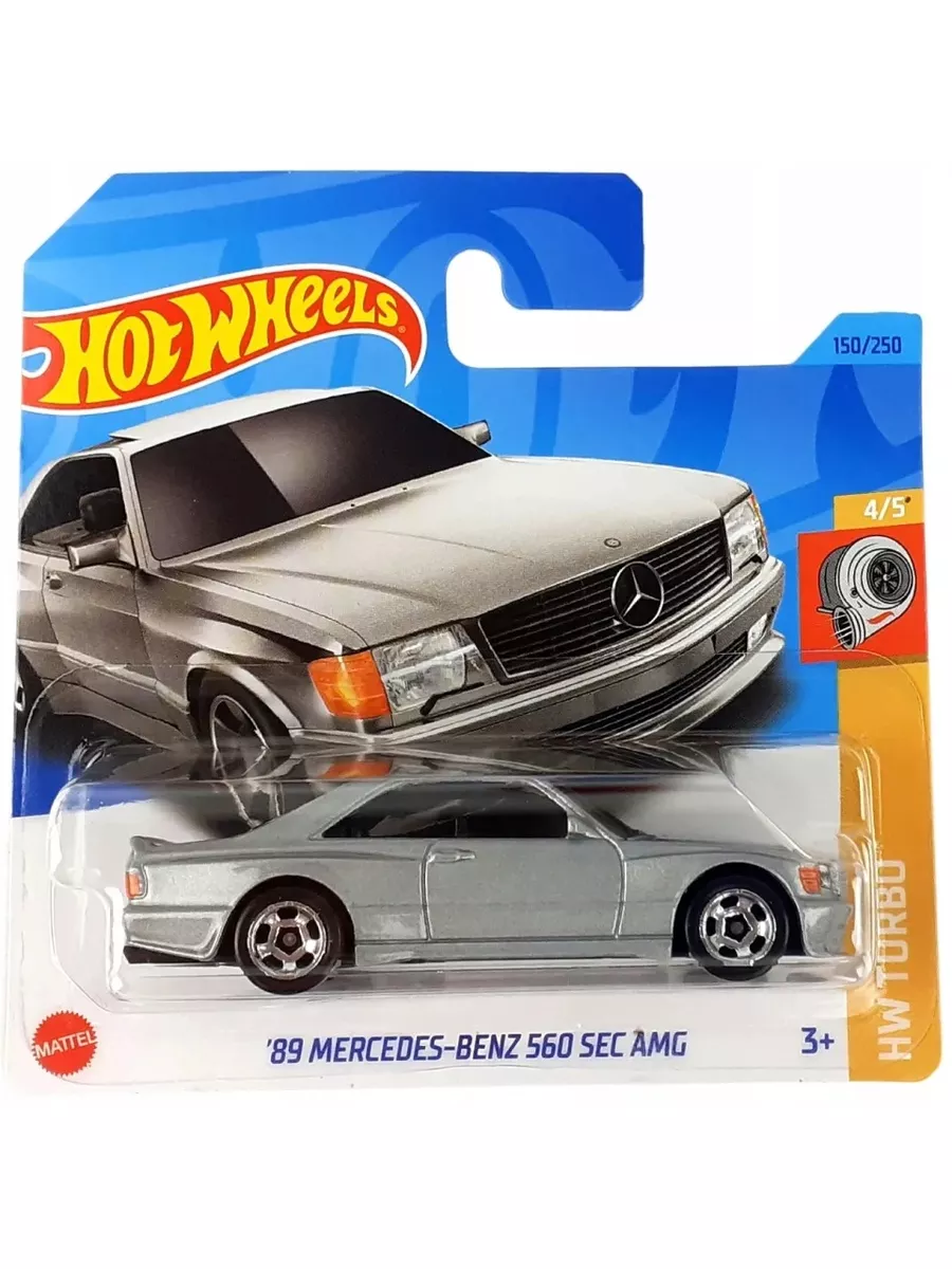 Машинка коллекционная Mercedes-Benz 560 SEC AMG 150/250 Hot Wheels  194830187 купить в интернет-магазине Wildberries