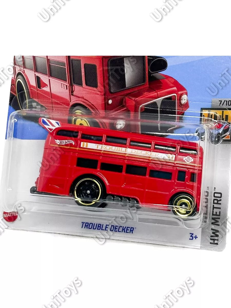 Машинка коллекционная Trouble Decker 202/250 Hot Wheels 194830214 купить в  интернет-магазине Wildberries