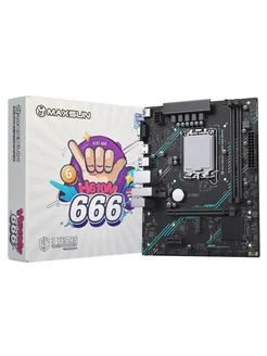 Материнская плата MS-H610M 666 WIFI6 D5, LGA1700 Maxsun 194857580 купить за 7 052 ₽ в интернет-магазине Wildberries