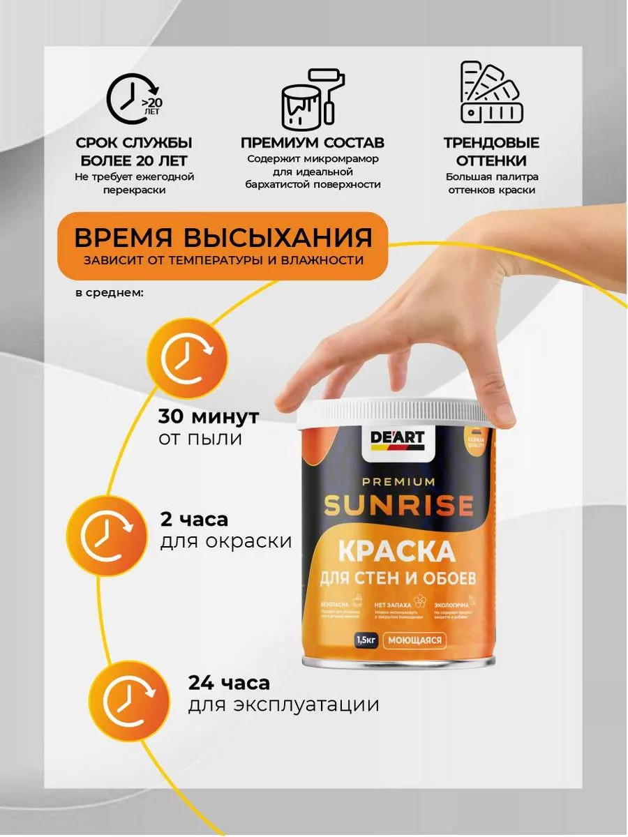 Краска для стен моющаяся под колеровку белая фото 2