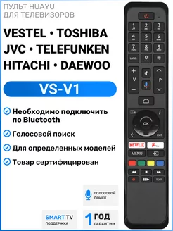 Голосовой пульт VS-V1 для телевизоров разных брендов DEXP 194872858 купить за 1 048 ₽ в интернет-магазине Wildberries