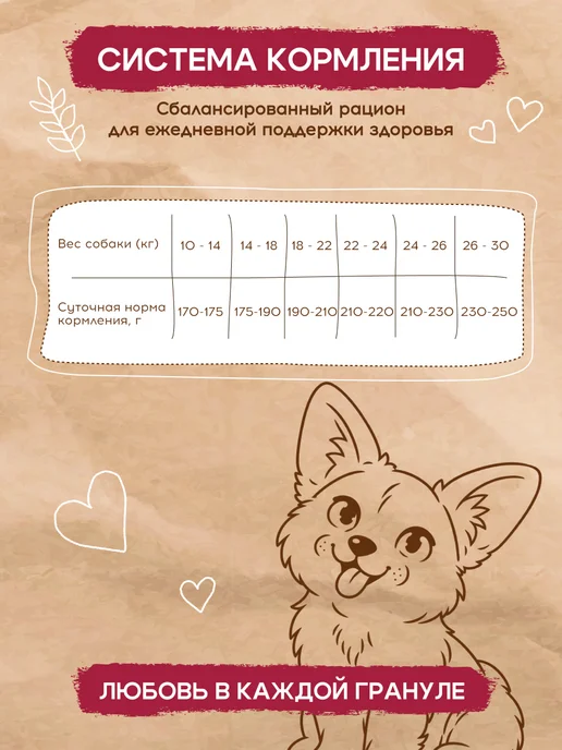 Сухой корм PEPPO для собак, говядина, 0,5 кг, фото 5