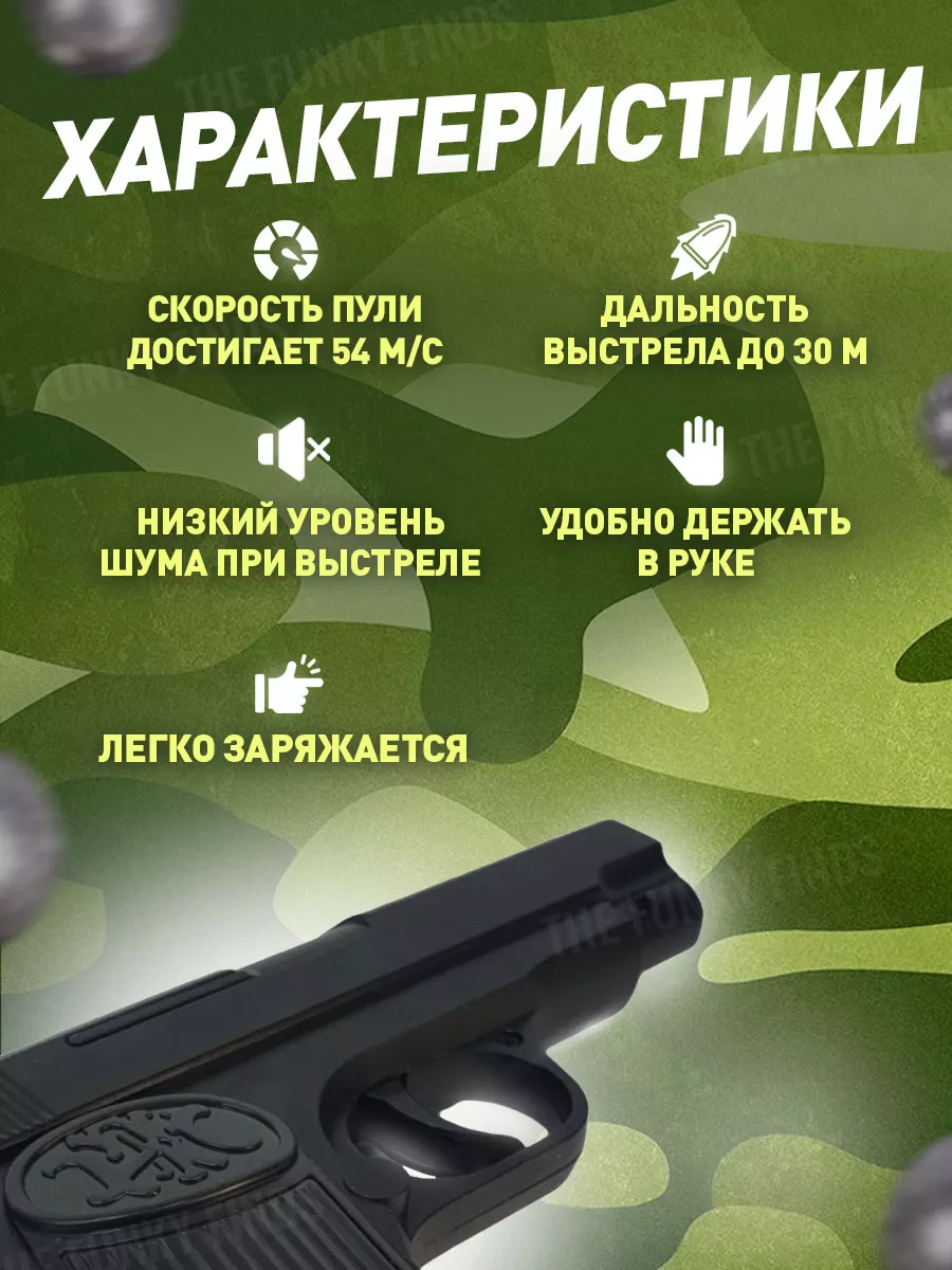 Спринговый пистолет с пульками Browning mini железный тяжелы PlayZap  194904740 купить за 646 ₽ в интернет-магазине Wildberries