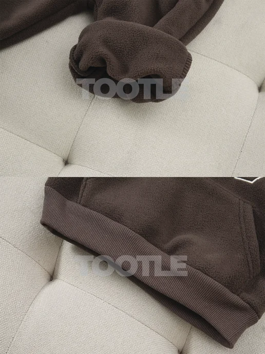Tootle Костюм для новорожденных спортивный флисовый, белый, фото 6