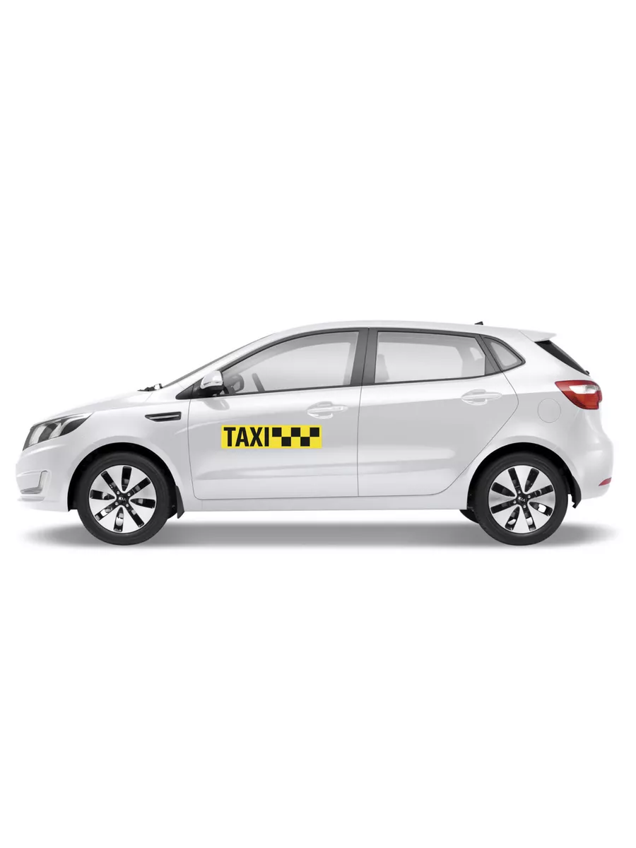 Магнитные стикеры 2шт. TAXI с шашкой для ТАКСИ insigns 194916079 купить за  560 ₽ в интернет-магазине Wildberries