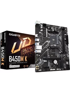 Материнская плата Gigabyte B450M-K (SocketAM4,AMD B450,mATX, GIGABYTE 194921371 купить за 7 174 ₽ в интернет-магазине Wildberries