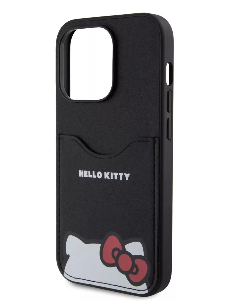 Чехол на iPhone 15 Pro экокожа с картхолдером PU leather Hello Kitty  194936829 купить за 1 779 ₽ в интернет-магазине Wildberries