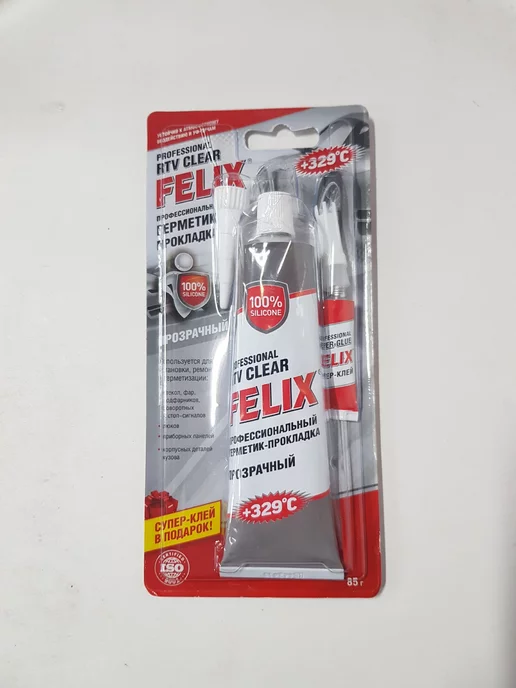 FELIX (авто) Герметик-прокладка, прозрачный, 85 г, 85 г