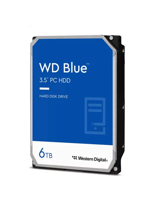 Western Digital Жесткий диск 3.5" Blue 6TB (WD60EZAX) SATA3, 6 ТБ