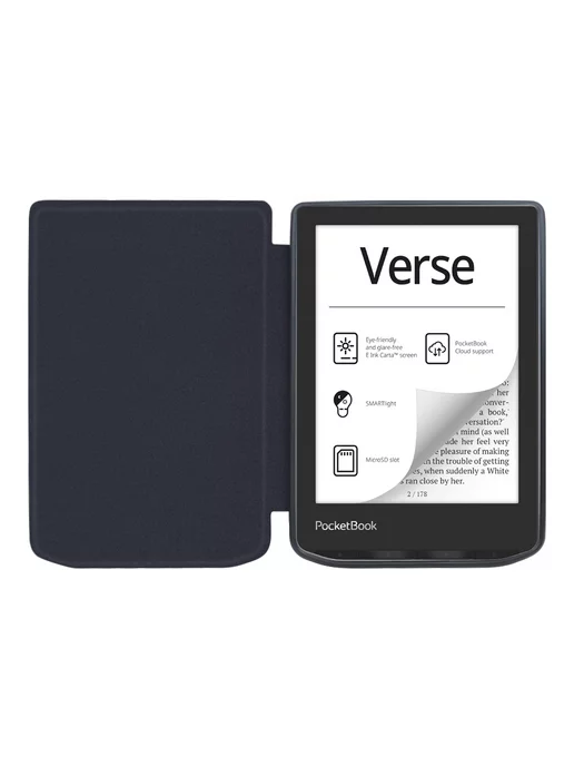 GoodChoice Чехол обложка на Pocketbook 629 Verse, 634 Verse Pro, черный, фото 2