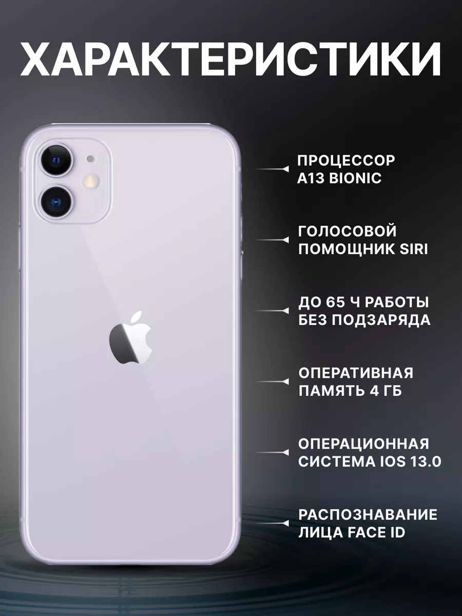 iPhone 11 64 Гб Оригинальный АЙФОН 194980408 купить за 29 059 ₽ в  интернет-магазине Wildberries