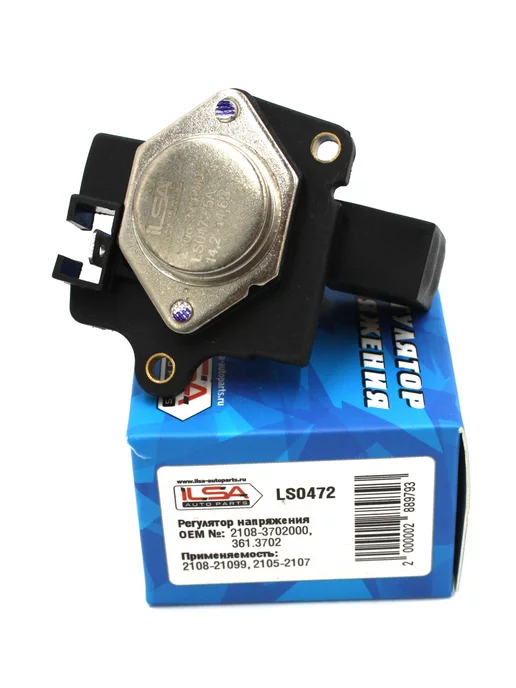 ILSA AUTO PARTS Регулятор напряжения ВАЗ 2108-21099, 2105-2107, 361.3702, вариант, фото 3
