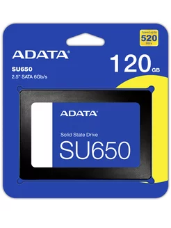 120 ГБ SSD-диск SU650 (ASU650SS-120GT-R) ADATA 195039408 купить за 1 234 ₽ в интернет-магазине Wildberries