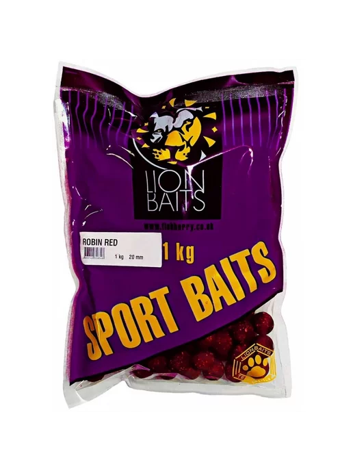 Lion Baits Бойлы тонущие серии SPORT Робин ред 20мм 1кг, 1 кг, фото 2