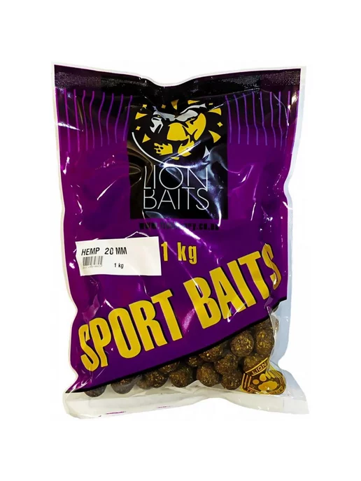 Lion Baits Бойлы тонущие серии SPORT HEMP 20мм 1кг, 1 кг, фото 2