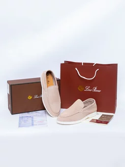 Лоферы женские из натуральной замши SUMMER WALK Loro Piana 195075022 купить за 3 720 ₽ в интернет-магазине Wildberries