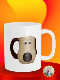 Кружка с Громитом На Белой Кружке Gromit Mug Мемы Geek Merch 195130112 купить за 444 ₽ в интернет-магазине Wildberries