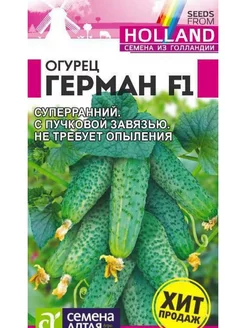 Огурец Герман F1// 5 шт/ SEMINIS Семена Алтая 195251433 купить за 159 ₽ в интернет-магазине Wildberries