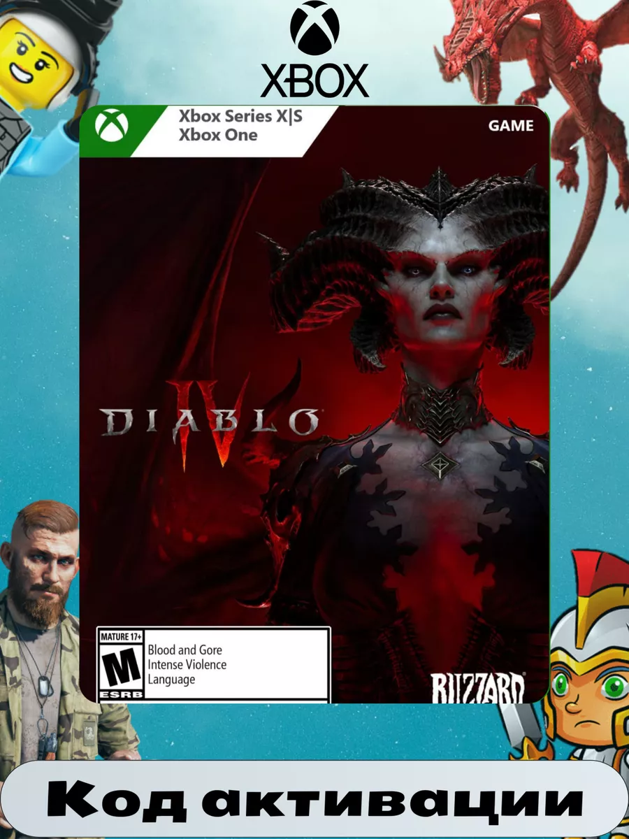 Игра DIABLO IV. Xbox ключ Xbox 195257058 купить за 3 899 ₽ в  интернет-магазине Wildberries