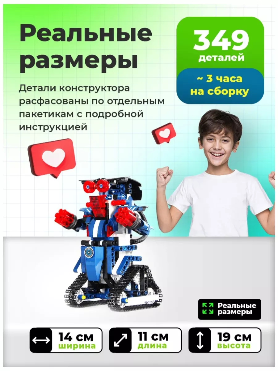 Конструктор Робот с пультом Mould King 195273728 купить за 2 128 ₽ в  интернет-магазине Wildberries