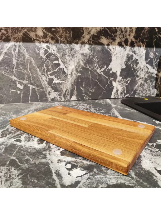 WOODEXGRAND Доска разделочная деревянная из дуба 34*20*2 см, 34x20x2 см, фото 4