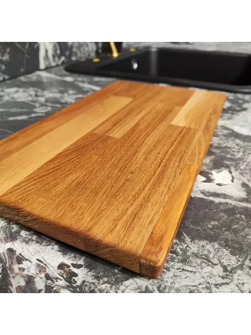 WOODEXGRAND Доска разделочная деревянная из дуба 34*20*2 см, 34x20x2 см, фото 5