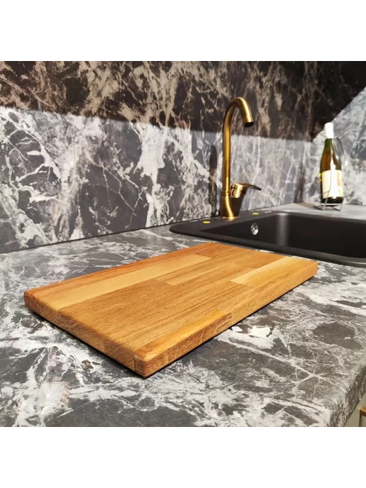 WOODEXGRAND Доска разделочная деревянная из дуба 34*20*2 см, 34x20x2 см, фото 6