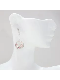 Серьги цветы корейские длинные перламутр крупные круглые be self true jewel 195295790 купить за 210 ₽ в интернет-магазине Wildberries