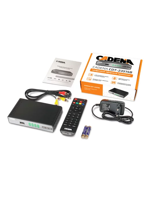 CADENA Цифровой эфирный приемник, CDT-2351sb, DVB-T2, DVB-T2, фото 2