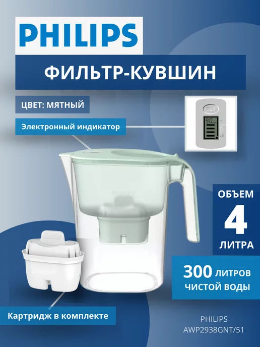 Brita Фильтр кувшин для воды Philips Картридж аналог Брита Макстра