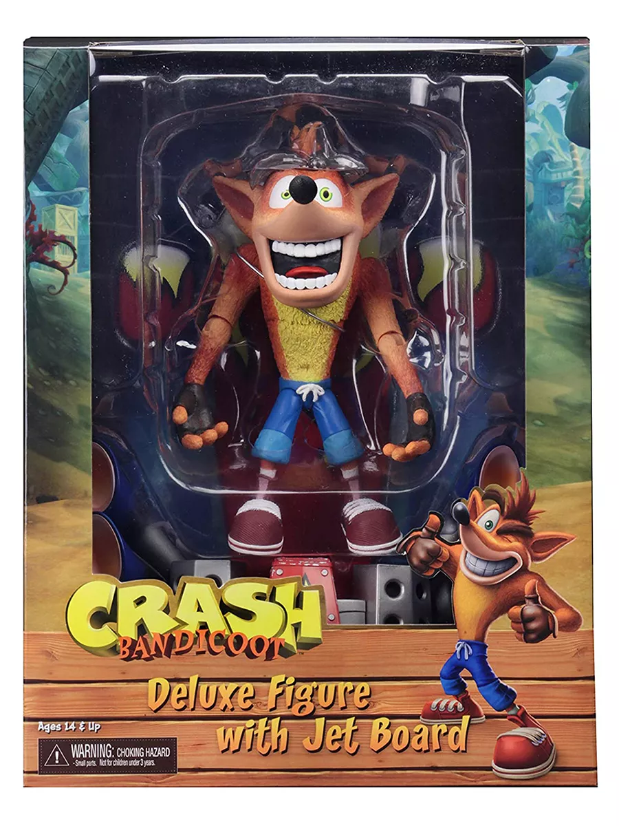 Crash Bandicoot 7 Action Deluxe Hoverboard Crash Neca 195315631 Wildberries