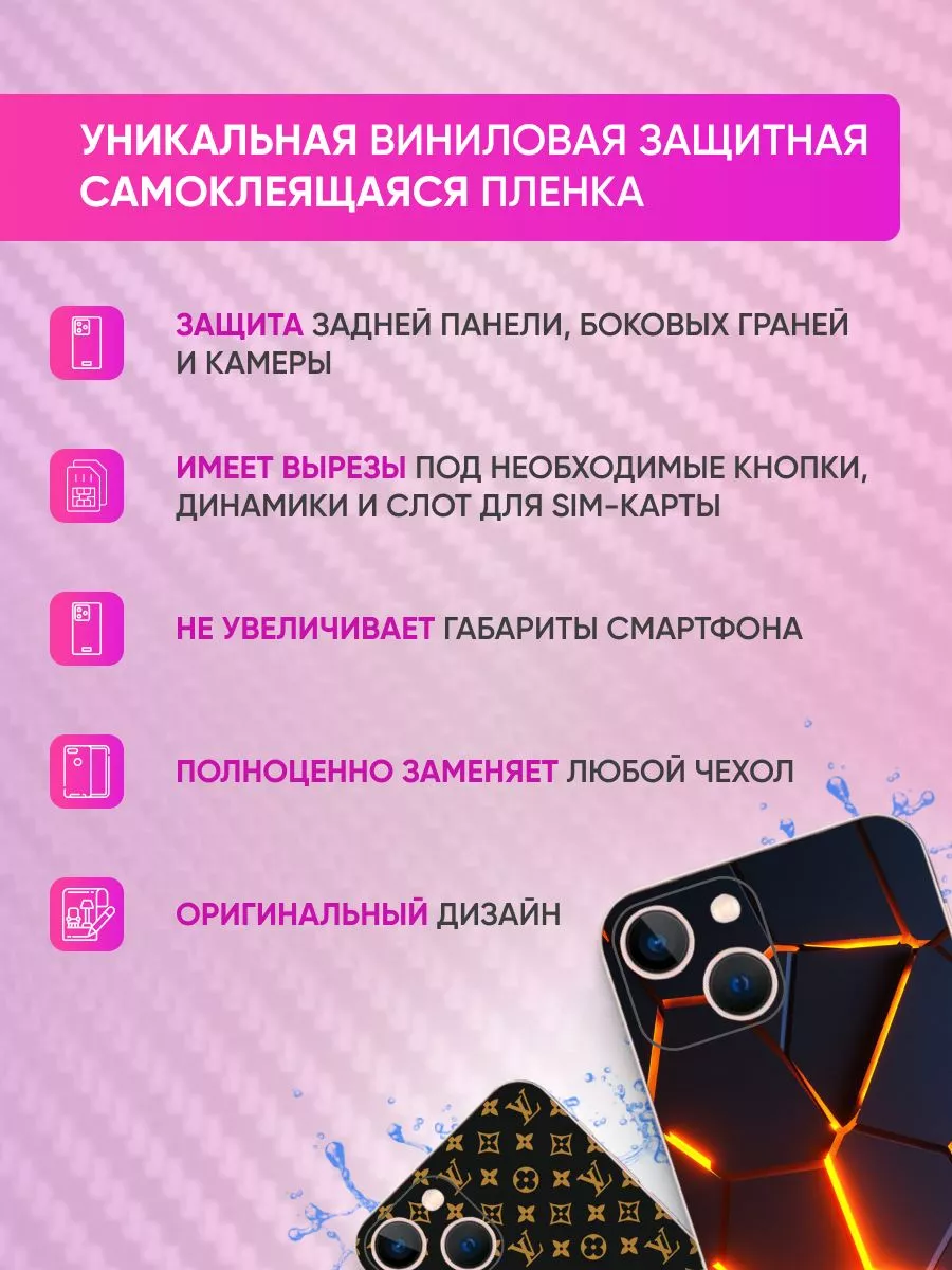 Цветная пленка наклейка на телефон Samsung S23 Ultra BOSSKIN 195477489  купить за 828 ₽ в интернет-магазине Wildberries