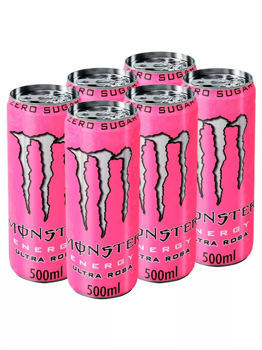 Энергетический напиток Монстр Rosa грейпфрут и роза, 500 мл Monster Energy  195507522 купить в интернет-магазине Wildberries