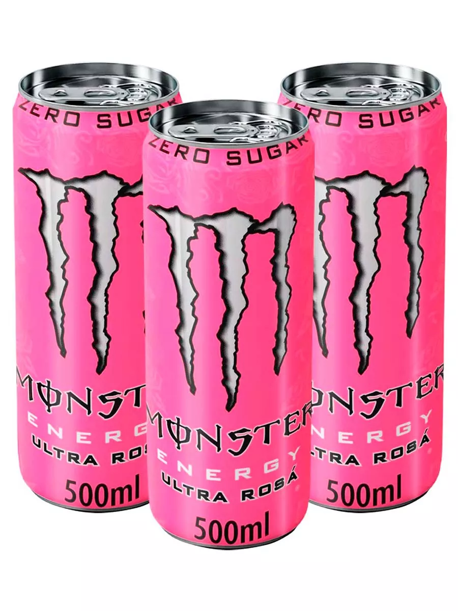 Энергетический напиток Монстр Rosa грейпфрут и роза, 500 мл Monster Energy  195507530 купить в интернет-магазине Wildberries