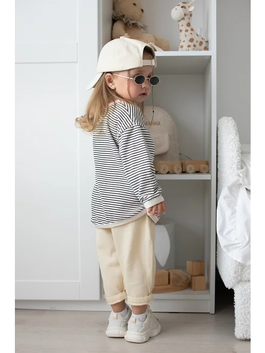 baby_bobo.BB Джинсы для малышей и новорожденных, белый, фото 6