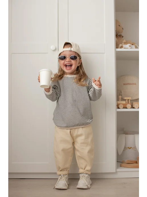 baby_bobo.BB Джинсы для малышей и новорожденных, белый, фото 7