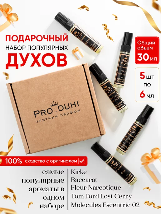 Pro.duhi for you Духи женские набор сладкие стойкие пробники