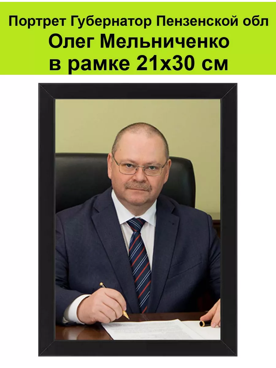 Портрет Губернатор Мельниченко. Пензенская область Пенза Губернаторы  России, мэры городов 195586160 купить за 1 249 ₽ в интернет-магазине  Wildberries