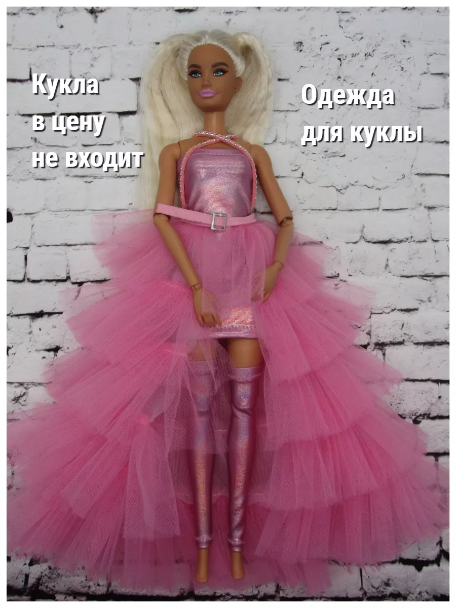 Мебель для кукол Барби Розовый шкаф модницы Barbie