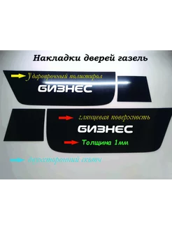 Накладки дверей газель бизнес хромавто 195636795 купить за 633 ₽ в интернет-магазине Wildberries